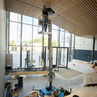 11m alulift installatie beamer Arnhem sept 2021 4 v2