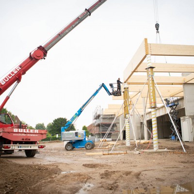 16m telescoophoogwerker neubau Uedem juli 2021 8