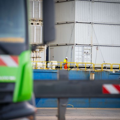 40m vrachtwagenhoogwerker insepectie kraan boot okt 2021 3
