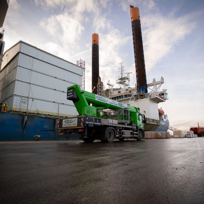 40m vrachtwagenhoogwerker insepectie kraan boot okt 2021 7 v2