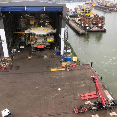 72m boorplatform Rotterdamse haven april 2020 2 v2