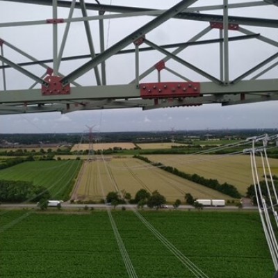 72m vrachtwagenhoogwerker hoogspanning Noord Duitsland Q4 2020 11