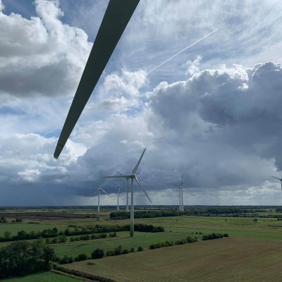 72m vrachtwagenhoogwerker reparatie windmolen Frankfurt juli 2019 5 v2